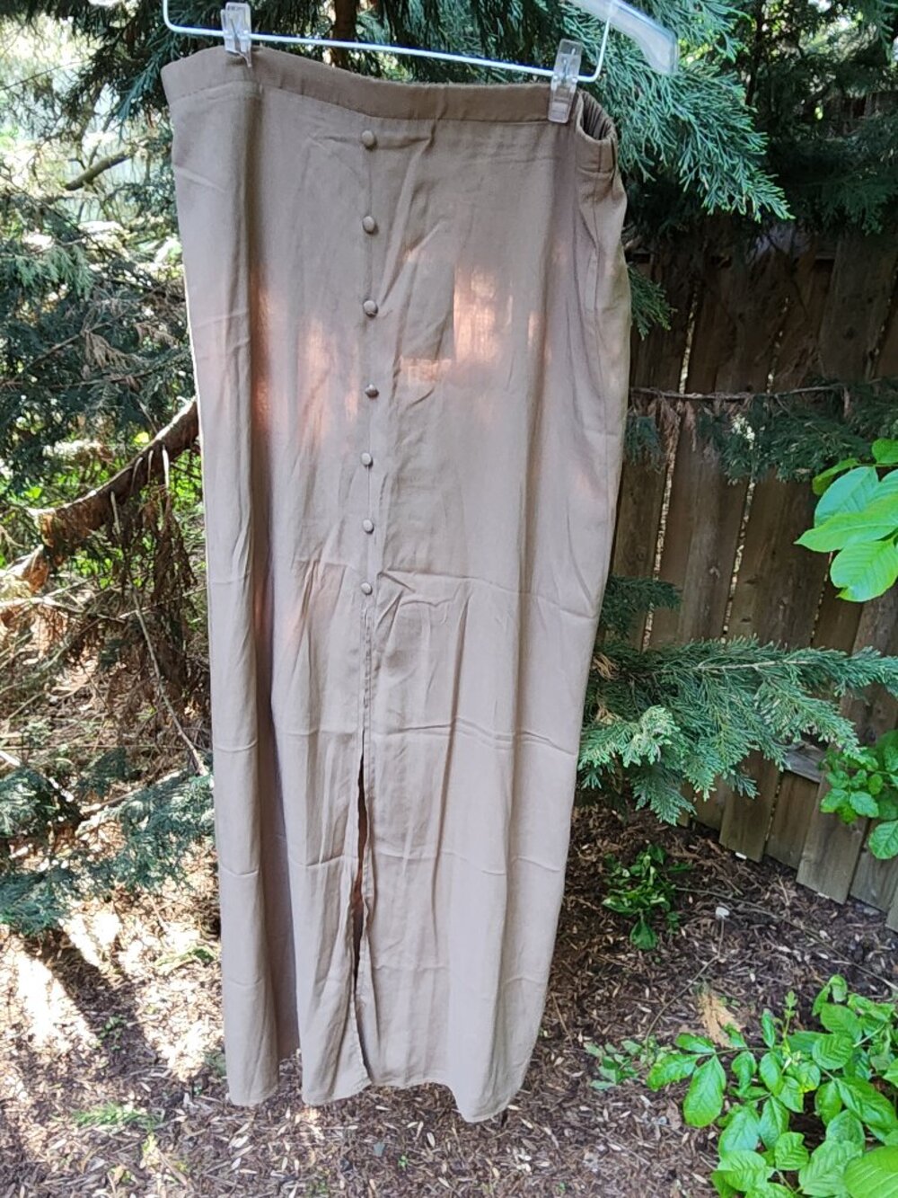 *NWT* Women's XL Soul Cakes - Olive maxi skirt